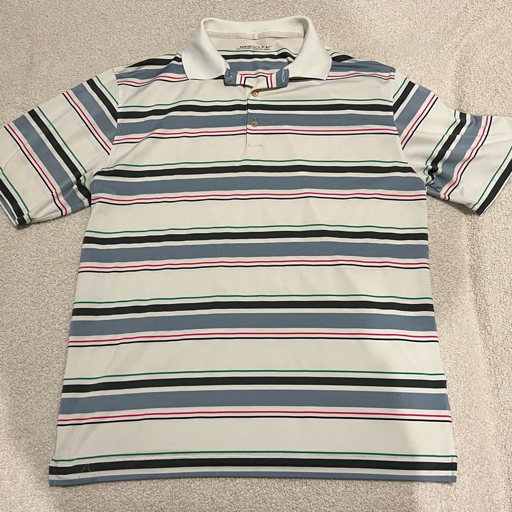 Nike Multicolor Striped Polo Shirt